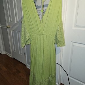Green Jumpsuit.